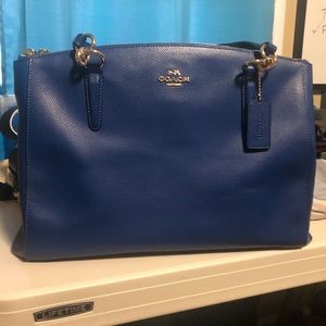 Blue coach bag